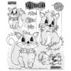 Dyan Reaveley Dylusions Purrfect Cling Stamps Dyr10016* 2 Dyan Reaveley Dylusions Purrfect Cling Stamps Dyr10016* -Simon Says Stamp DYR10016Purrfectwm