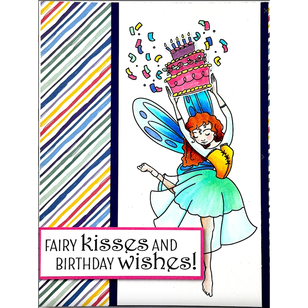 Dare 2B Artzy Birthday Fairy Stamp And Die Bundle 7 Dare 2B Artzy Birthday Fairy Stamp And Die Bundle - Image 5