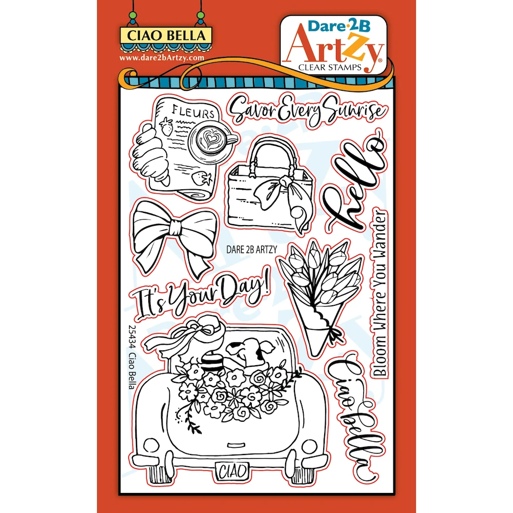 Dare 2B Artzy Ciao Bella Stamp And Die Bundle 4 Dare 2B Artzy Ciao Bella Stamp And Die Bundle - Image 2