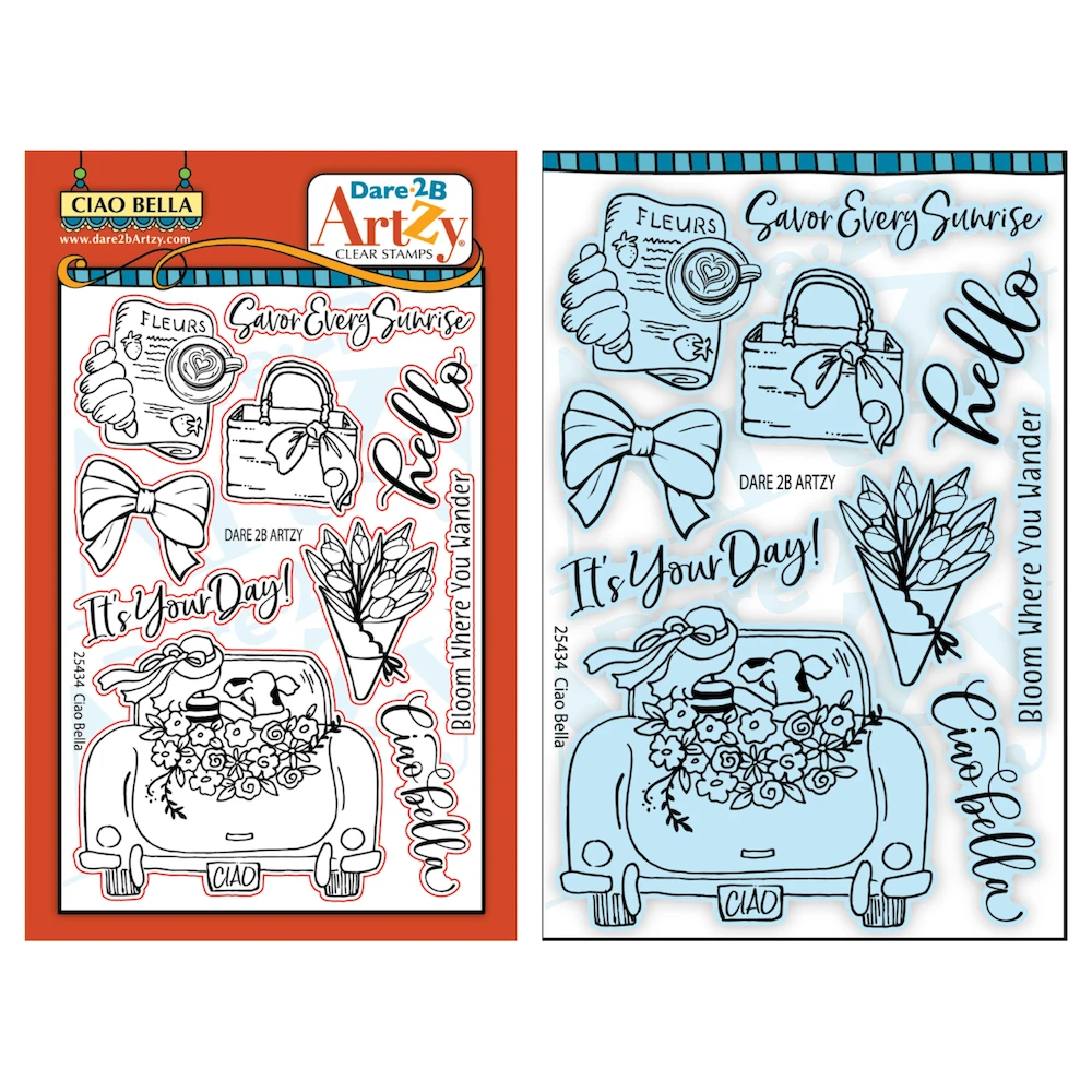 Dare 2B Artzy Ciao Bella Stamp And Die Bundle 3 Dare 2B Artzy Ciao Bella Stamp And Die Bundle