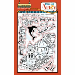 Dare 2B Artzy Santorini Dreams Clear Stamp Set 25432