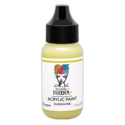 Dina Wakley Ranger 1oz Media Acrylic Paint Bundle -Simon Says Stamp Dina Wakley Ranger 1oz Media Acrylic Paint Bundle MDQ88240 Sunshine