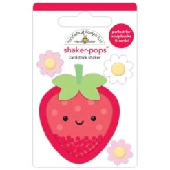 Doodlebug Berry Sweet Shaker-Pops 3D Stickers 8862