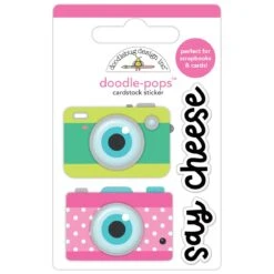 Doodlebug Photo Op Doodle-Pops 3D Stickers 8897