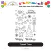 Doodlebug STAMPtember Exclusive Tinsel Time Stamps 3336ssc -Simon Says Stamp Doodlebug STAMPtember Exclusive Tinsel Time Stamps 3336ssc