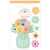 Doodlebug Spring Bouquet 3D Sticker Shaker-Pops 8779