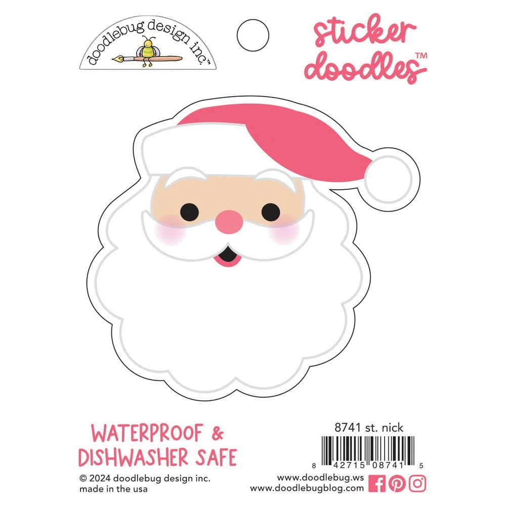 Doodlebug St. Nick Sticker Doodle 8741 3 Doodlebug St. Nick Sticker Doodle 8741