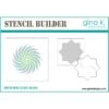 Gina K Designs Dotted Swirl Stencil Builder Gkdst75 -Simon Says Stamp DottedSwirlStencilBuilderGKDST75