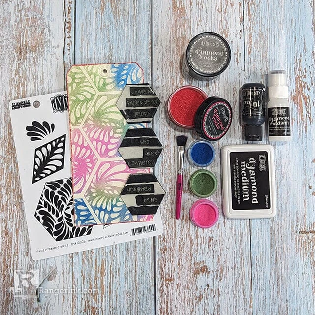 Ranger Dylusions Island Parrot Dyamond Dust Dym83801* 6 Ranger Dylusions Island Parrot Dyamond Dust Dym83801* - Image 4