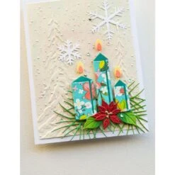 Memory Box Frosted Trees 3D Embossing Folder Ef1045 -Simon Says Stamp EF1045 1