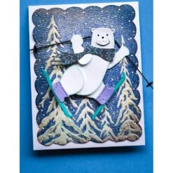 Memory Box Frosted Trees 3D Embossing Folder Ef1045 -Simon Says Stamp EF1045 2