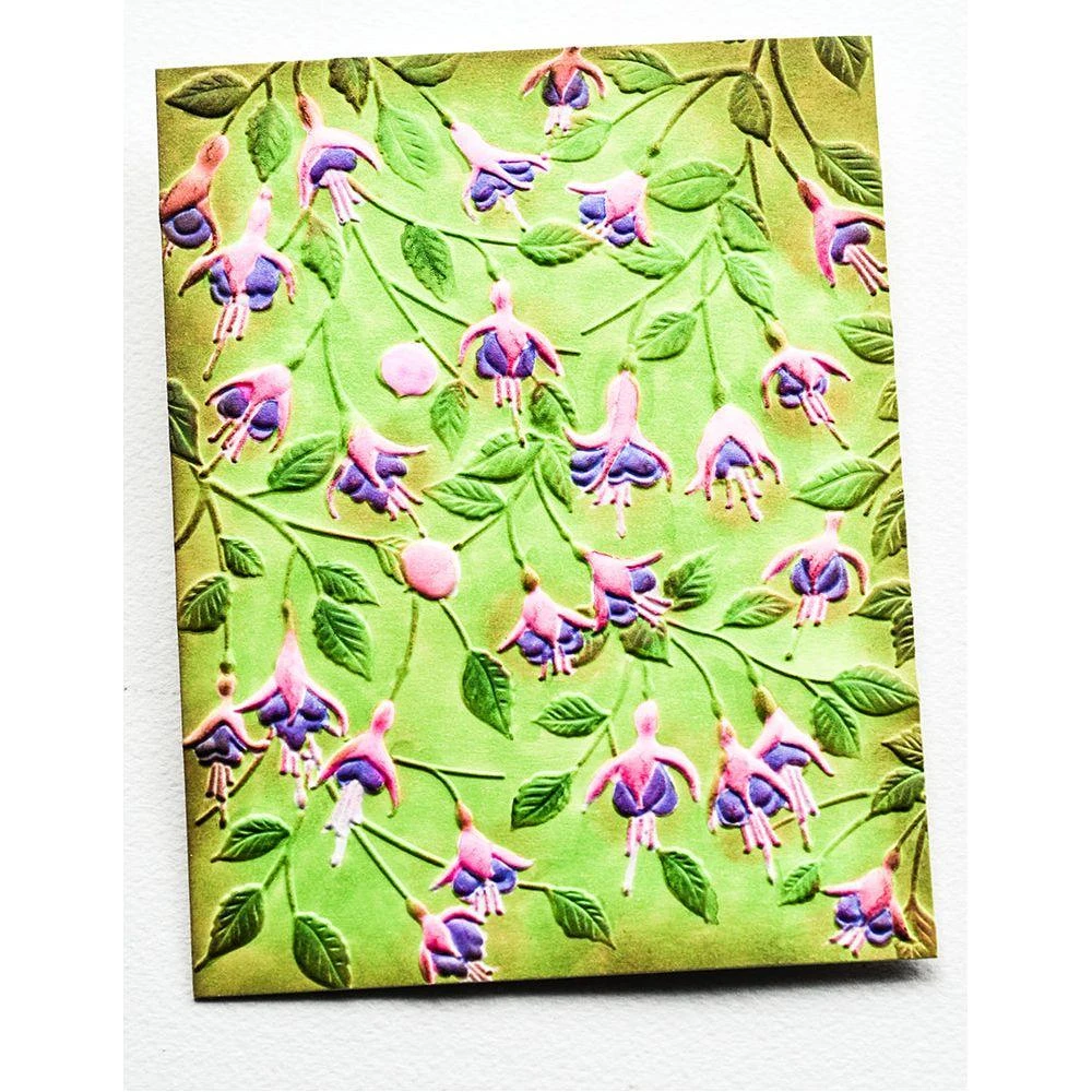 Memory Box Fuchsia Cascade 3D Embossing Folder Ef1046 6 Memory Box Fuchsia Cascade 3D Embossing Folder Ef1046 - Image 4