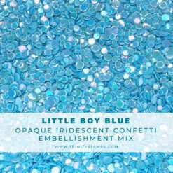 Trinity Stamps Little Boy Blue Opaque Shine Confetti Emb-0041*