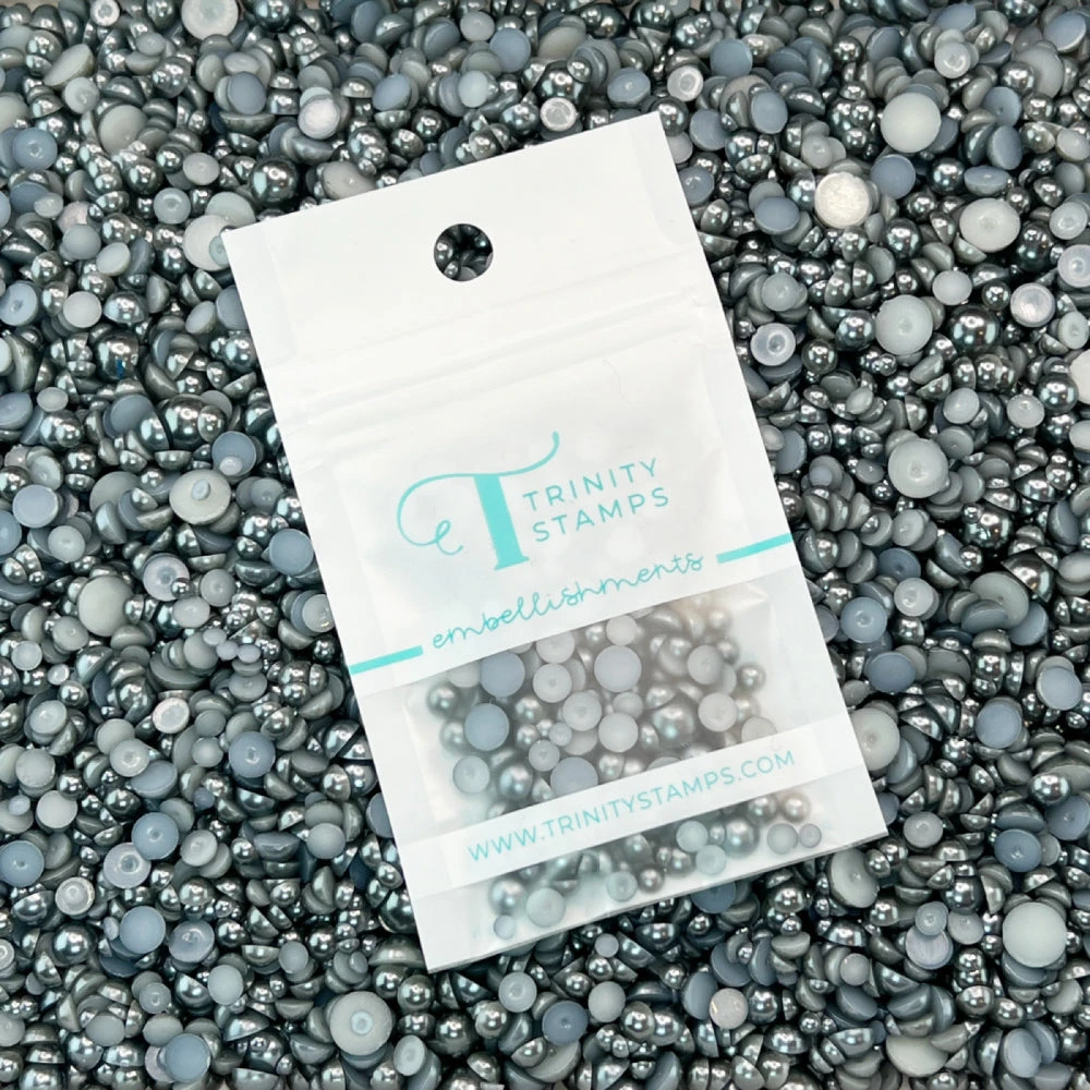 Trinity Stamps Black Pearl Baubles Embellishment Mix Emb-0096 4 Trinity Stamps Black Pearl Baubles Embellishment Mix Emb-0096 - Image 2