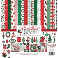 Echo Park Christmas Express 12 X 12 Collection Kit Sce455016