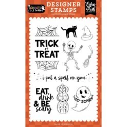 Echo Park Eat Drink And Be Scary Clear Stamps Gg451043