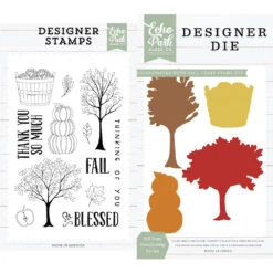 Echo Park Fall Trees Stamps And Dies Bundle