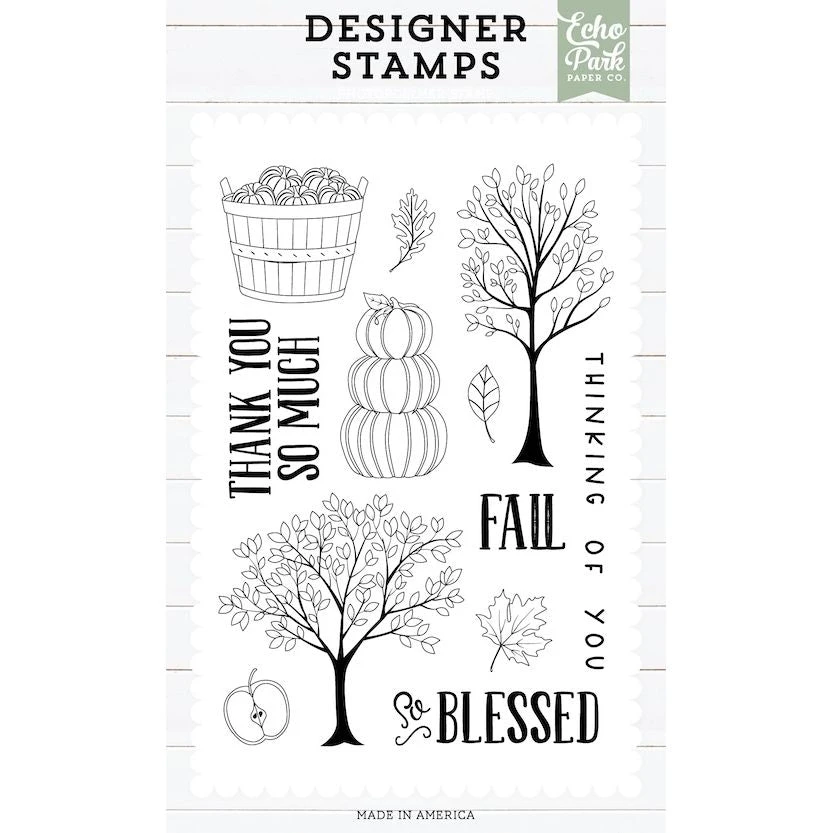 Echo Park Fall Trees Stamps And Dies Bundle 5 Echo Park Fall Trees Stamps And Dies Bundle - Image 3