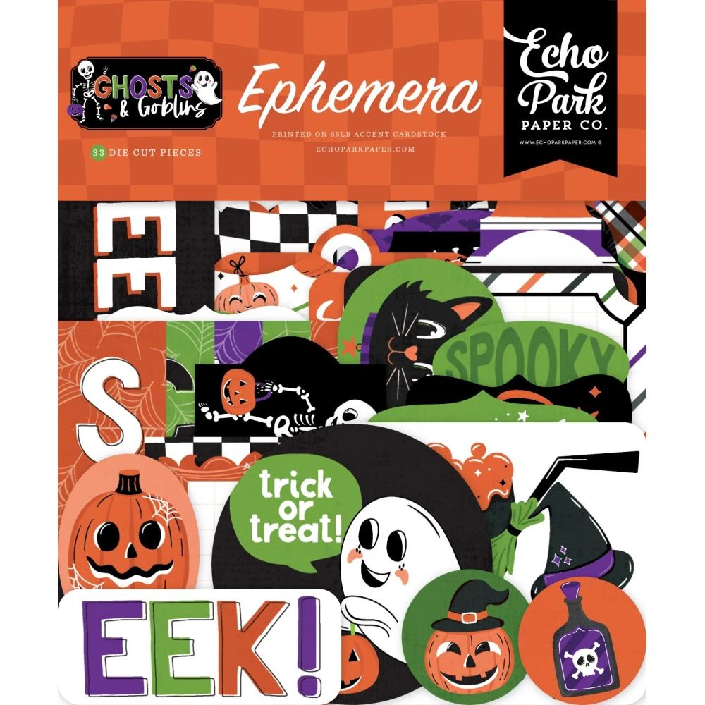 Echo Park Ghosts And Goblins Ephemera Gg451024 3 Echo Park Ghosts And Goblins Ephemera Gg451024