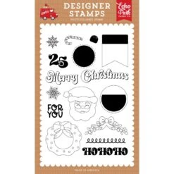 Echo Park Merry Christmas Santa Clear Stamps Scd459043