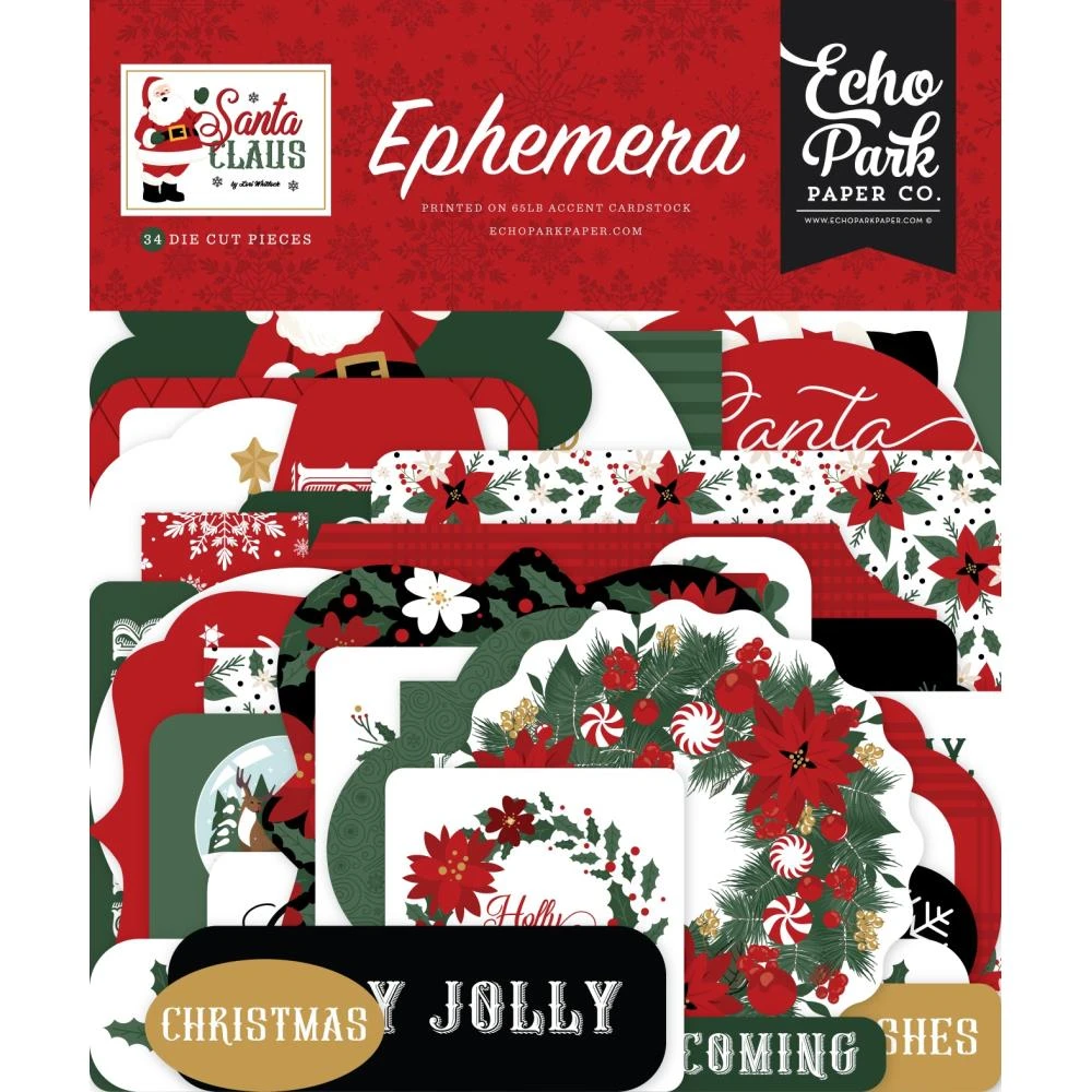 Echo Park Santa Claus Ephemera Sc457024 3 Echo Park Santa Claus Ephemera Sc457024