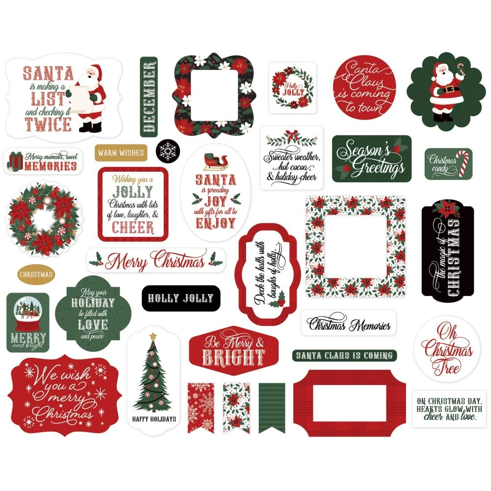 Echo Park Santa Claus Ephemera Sc457024 5 Echo Park Santa Claus Ephemera Sc457024 - Image 3