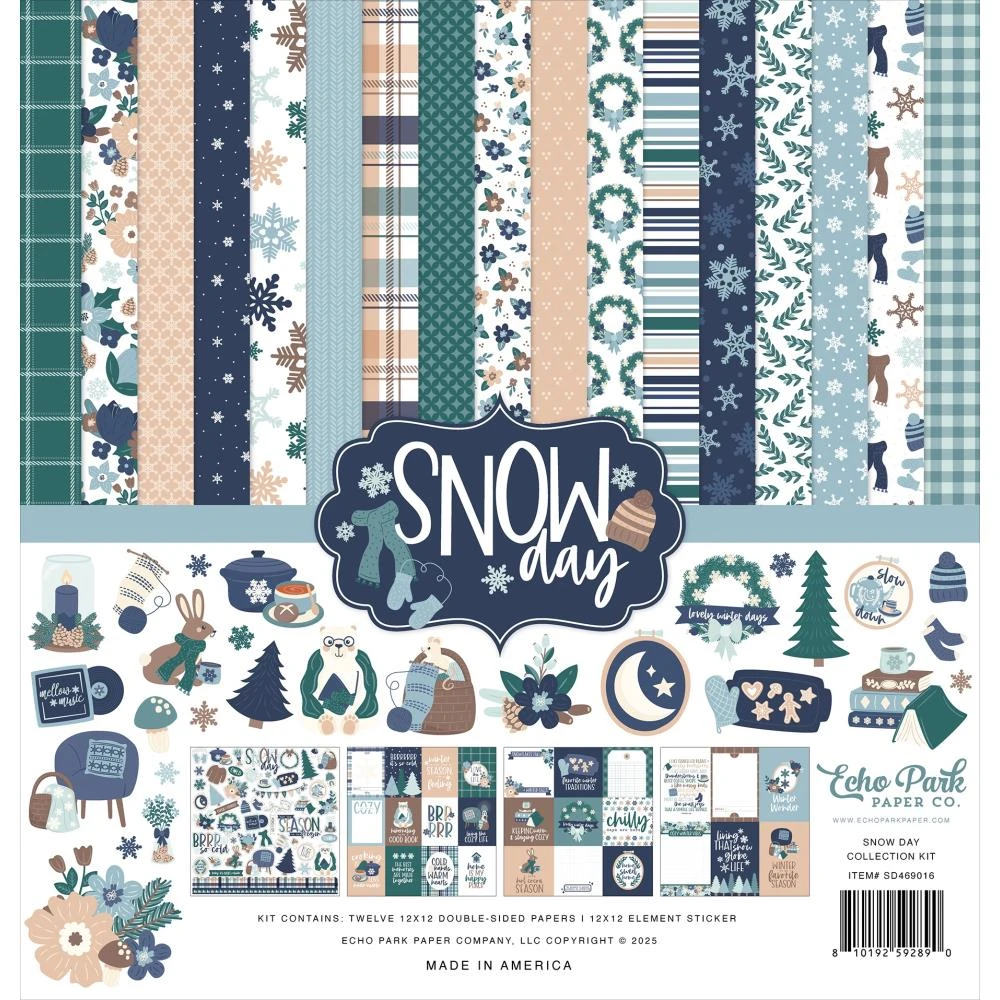 Echo Park Snow Day 12 X 12 Collection Kit Sd469016 3 Echo Park Snow Day 12 X 12 Collection Kit Sd469016