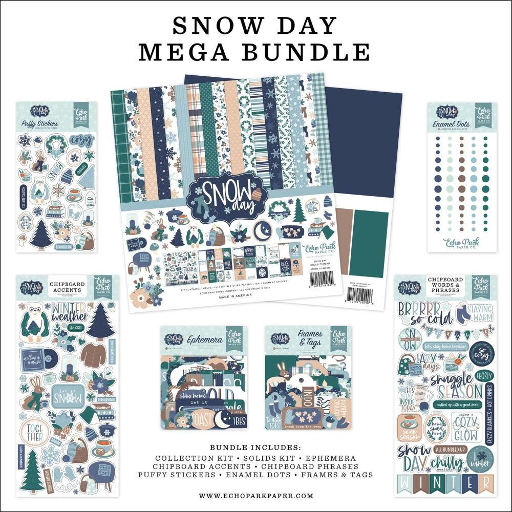 Echo Park Snow Day 12 X 12 Mega Bundle Sd469050 2 Echo Park Snow Day 12 X 12 Mega Bundle Sd469050