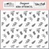 Echo Park Stylish Splotches 6 X 6 Stencil Fsh445035 -Simon Says Stamp Echo Park Stylish Splotches 6 x 6 Stencil fsh445035