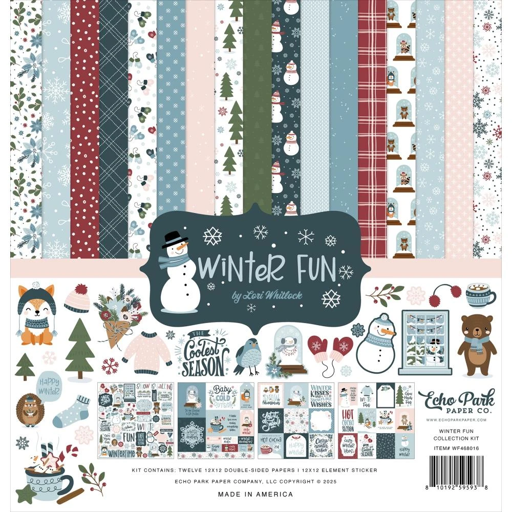 Echo Park Winter Fun 12 X 12 Collection Kit Wf468016 3 Echo Park Winter Fun 12 X 12 Collection Kit Wf468016