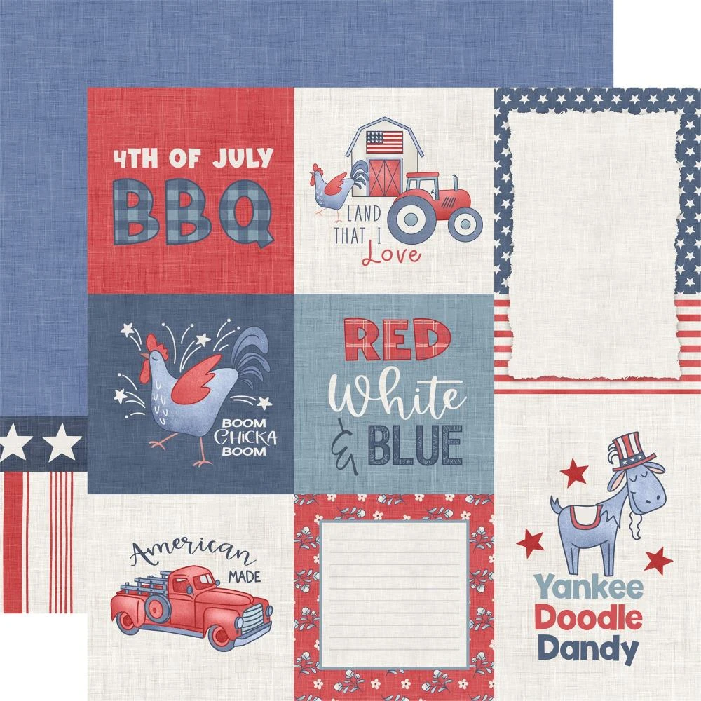 Echo Park Yankee Doodle 12 X 12 Collection Kit Yd435016 - Image 2