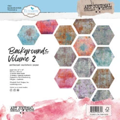 Elizabeth Craft Designs Backgrounds Volume 2 12x12 Paper C033