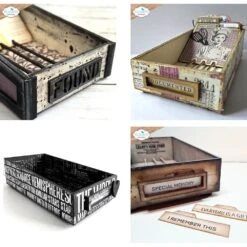 Elizabeth Craft Designs Planner Card Box W0001 -Simon Says Stamp Elizabeth Craft Designs Planner Card Box w0001 memories