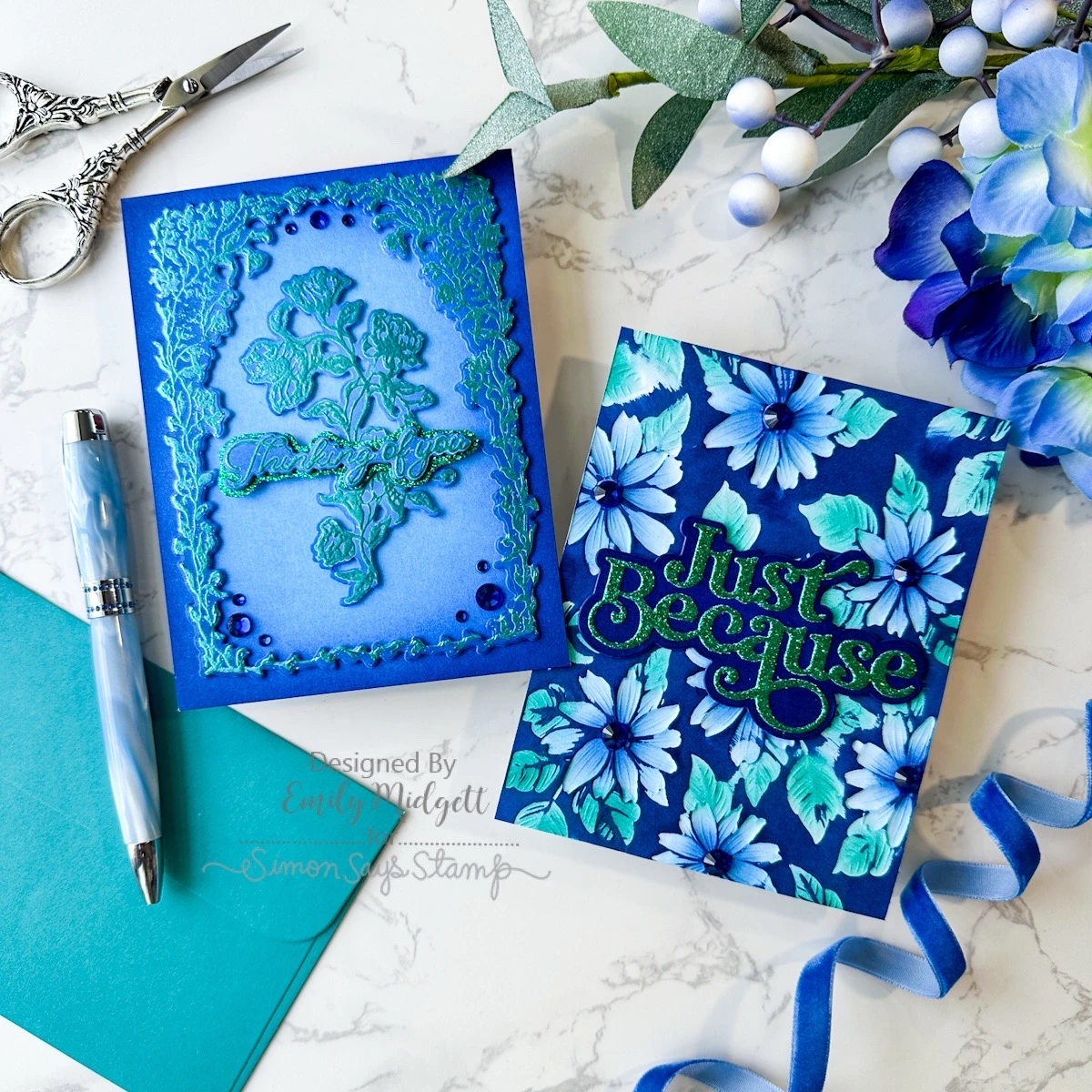 Simon Says Stamp Pawsitively Saturated Ink And Re-inker Set Aegean 4 Simon Says Stamp Pawsitively Saturated Ink And Re-inker Set Aegean - Image 2