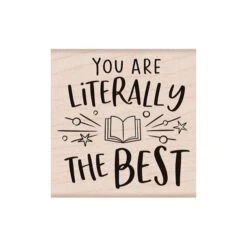 Hero Arts Mounted Rubber Stamp Literally The Best F6497*