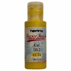 Paper Artsy Fresco Finish Kiwi Gold Chalk Acrylic Paint Ff230 -Simon Says Stamp FF230