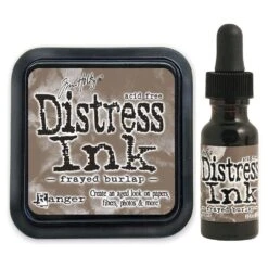Tim Holtz Distress Frayed Burlap Ink Pad And Reinker Bundle Ranger