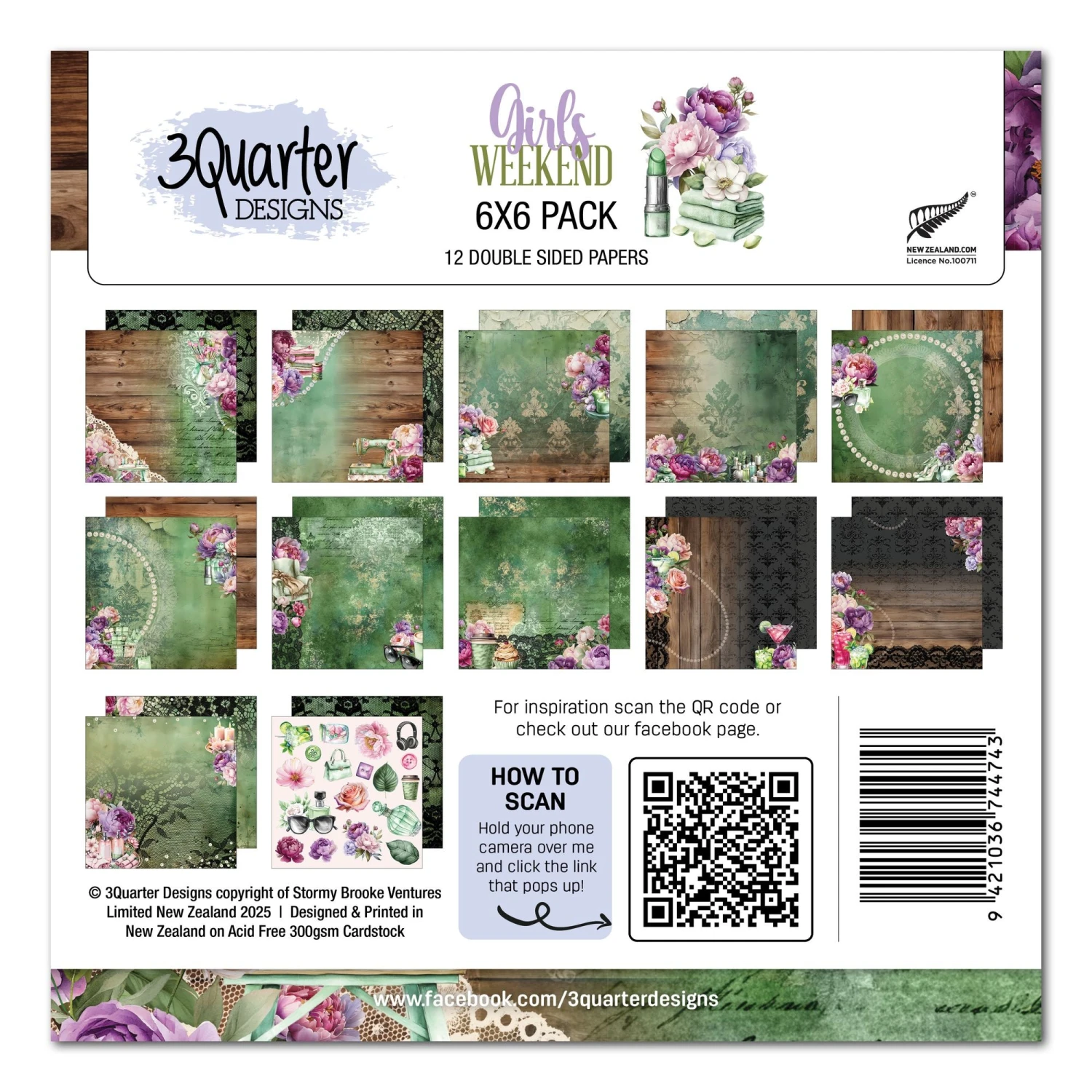 3Quarter Designs Girls Weekend 6x6 Paper Pack 3q-pp6-girlsweekend 3 3Quarter Designs Girls Weekend 6x6 Paper Pack 3q-pp6-girlsweekend