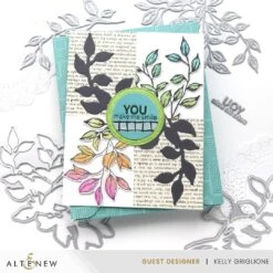 Altenew Rustling Leaves Dies Alt8820 -Simon Says Stamp GdNuCPyA