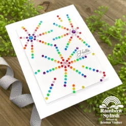 Rainbow Splash Gem Stickers Rsg1 -Simon Says Stamp Gemsjessica