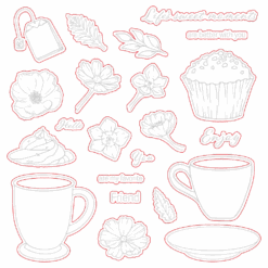 Honey Bee Life's Sweet Moments Clear Stamps And Dies Bundle 13 Honey Bee Life's Sweet Moments Clear Stamps And Dies Bundle -Simon Says Stamp HBDS 664 Life s Sweet Moments sample