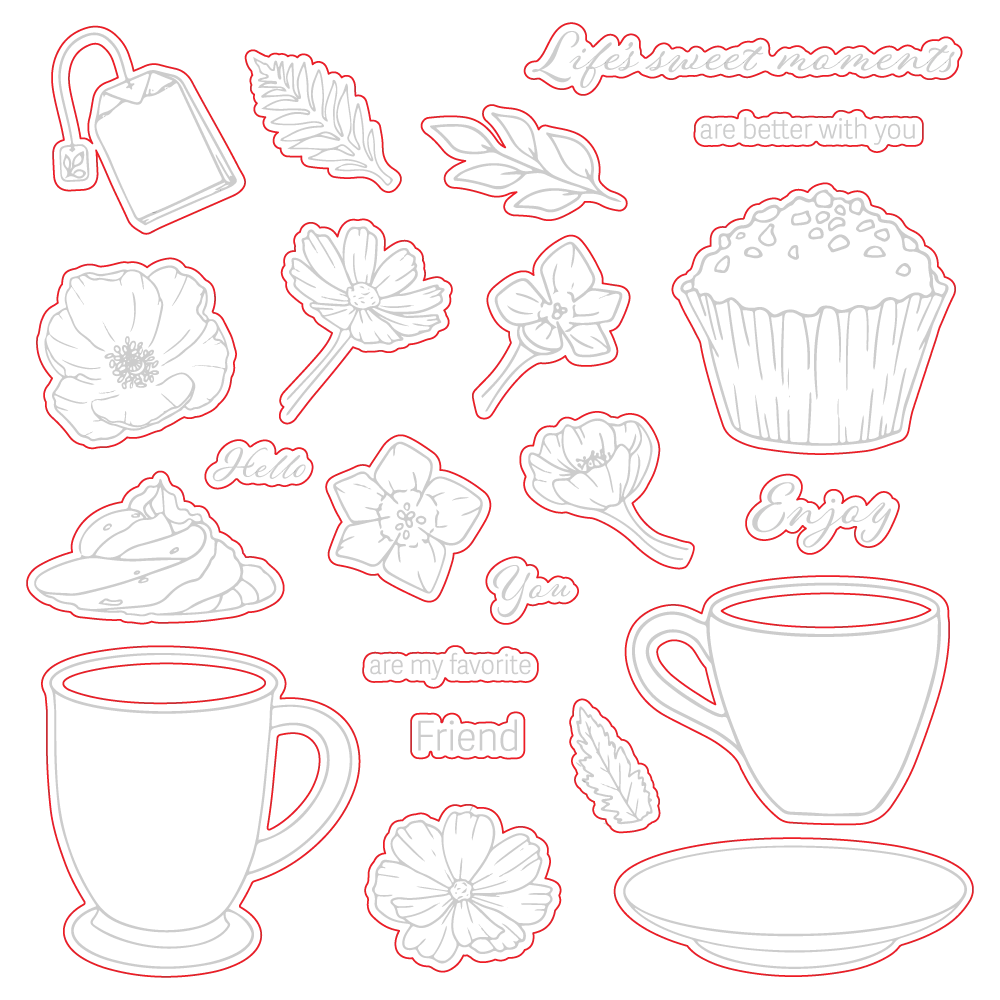 Honey Bee Life's Sweet Moments Clear Stamps And Dies Bundle 7 Honey Bee Life's Sweet Moments Clear Stamps And Dies Bundle - Image 5