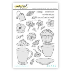 Honey Bee Life's Sweet Moments Clear Stamps And Dies Bundle 15 Honey Bee Life's Sweet Moments Clear Stamps And Dies Bundle -Simon Says Stamp HBST 664 Packaged