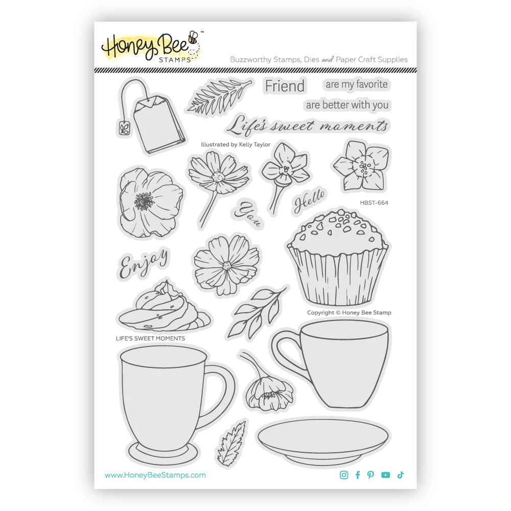 Honey Bee Life's Sweet Moments Clear Stamps And Dies Bundle 9 Honey Bee Life's Sweet Moments Clear Stamps And Dies Bundle - Image 7