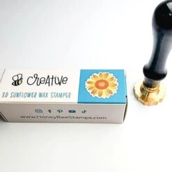 Honey Bee 3D Sunflower Wax Stamper Hbtl-ws-3dsun 12 Honey Bee 3D Sunflower Wax Stamper Hbtl-ws-3dsun -Simon Says Stamp HBTL WS 3DSUNsecond