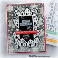Hero Arts Holiday Message Strips Hero Transfer Rub Ons Rt120 -Simon Says Stamp HNYMain