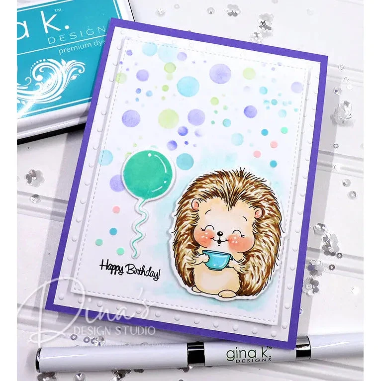 Gina K Designs Hedgehogs In Happiness Stamps Dg13 5 Gina K Designs Hedgehogs In Happiness Stamps Dg13 - Image 3
