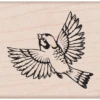 Hero Arts Little Finch Mounted Rubber Stamp F6506* -Simon Says Stamp Hero Arts Little Finch Mounted Rubber Stamp f6506