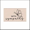 Hero Arts Mounted Rubber Stamp With Sympathy Butterfly G6504* -Simon Says Stamp Hero Arts Mounted Rubber Stamp With Sympathy Butterfly g6504