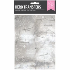 Hero Arts Snow And Swirls Hero Rub-on Transfers Rt134